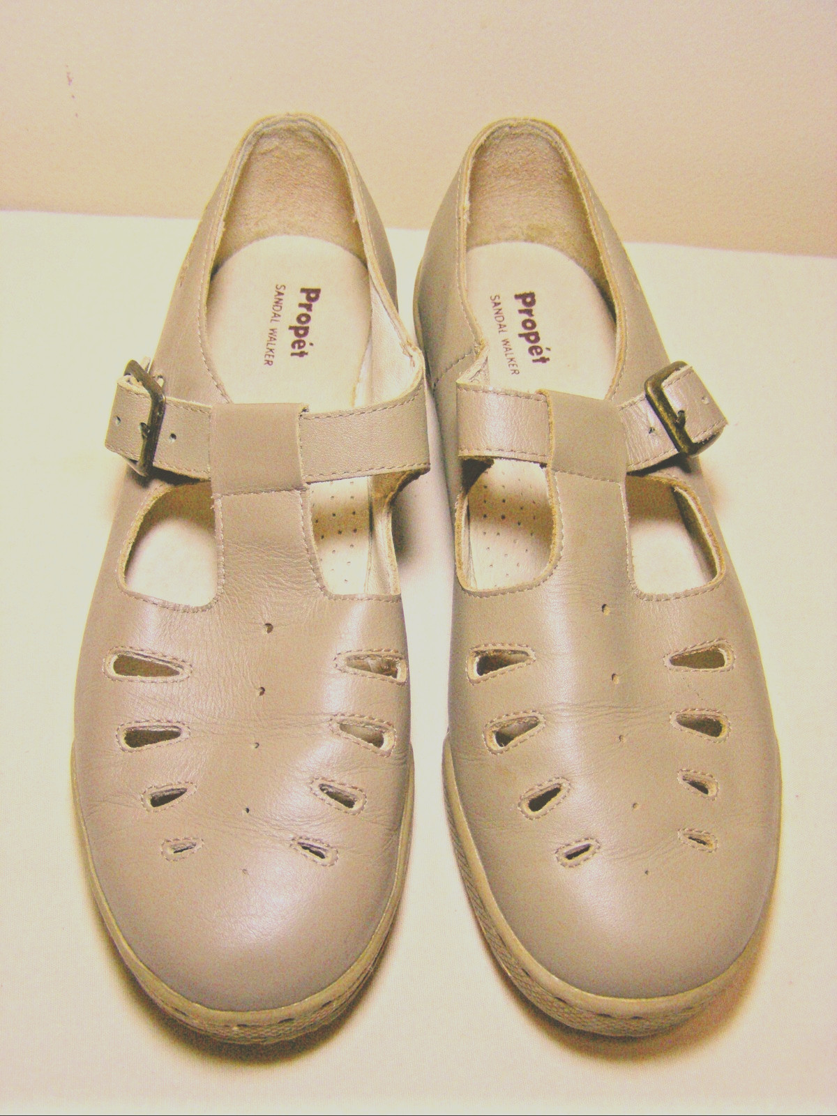 PROPET MARY JANE SANDAL WALKER 8 Leather Closed Toe/Heel Ortho Arch Comfort Shoe