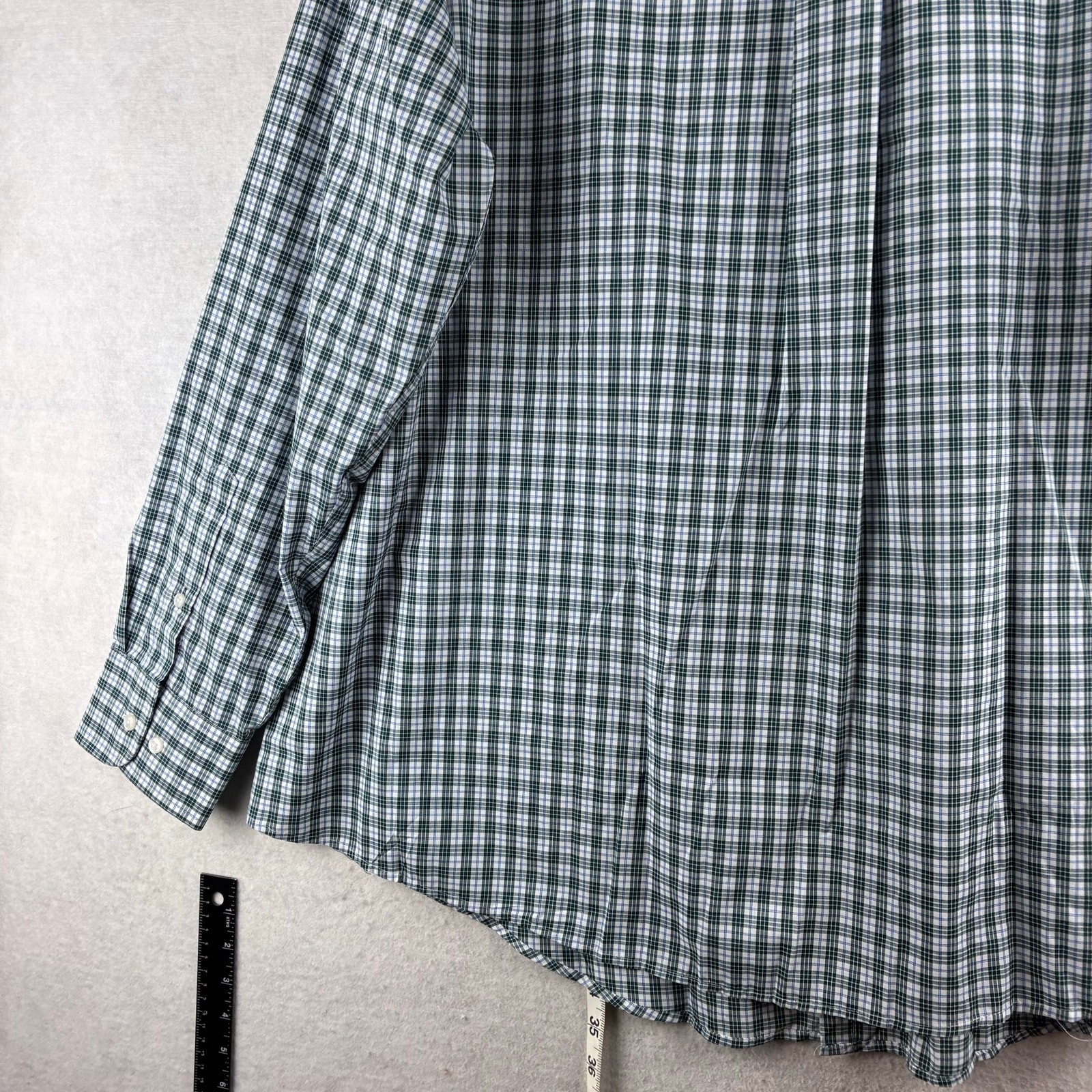Izod All Over Stretch Tall Fit Long Sleeve Button Down Shirt Men’s 19/37-38 2/3X