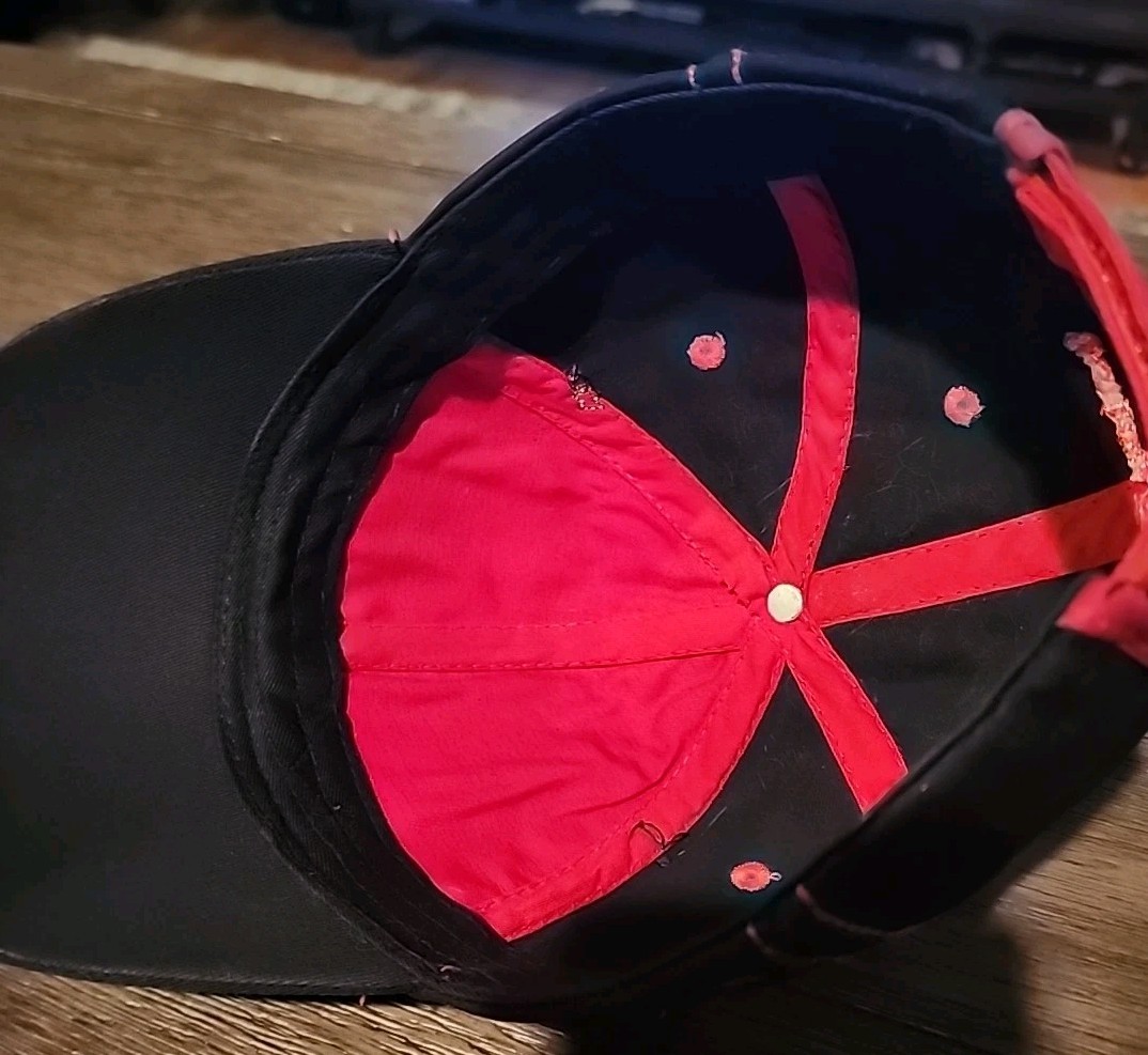 Rogue Skull East India Trading Co. Hat Baseball Cap Y2k Style Grunge Black/Red