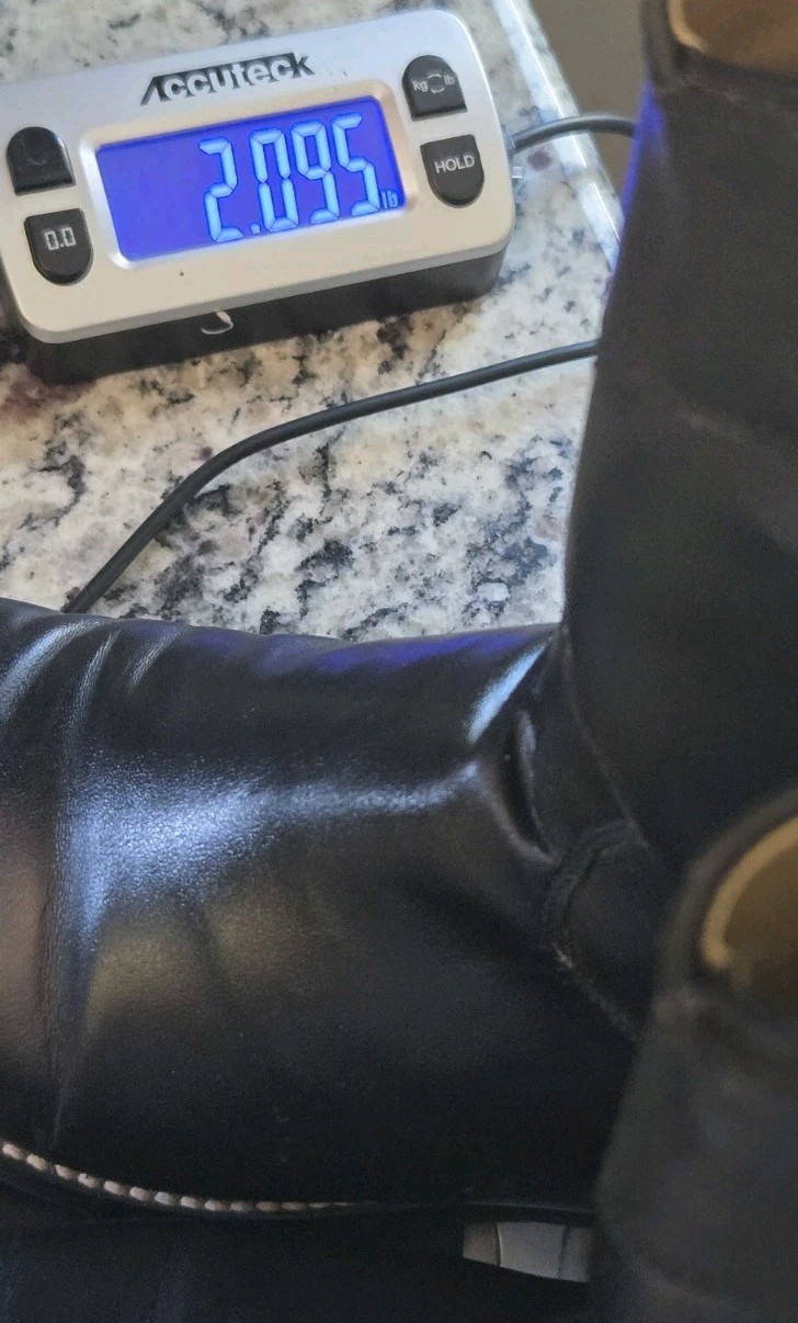 Justin 75446/3702 Black Leather Roper Western Boots Women’s 5.5 D Made In Mexico