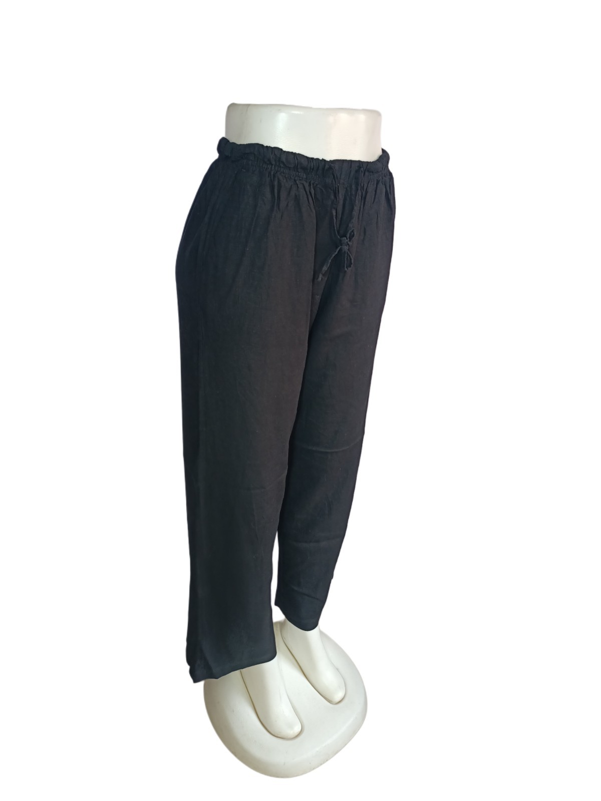 Bershka Wide Leg Pants Adjustable Waist Drawstring Free Size 28 To 36 In