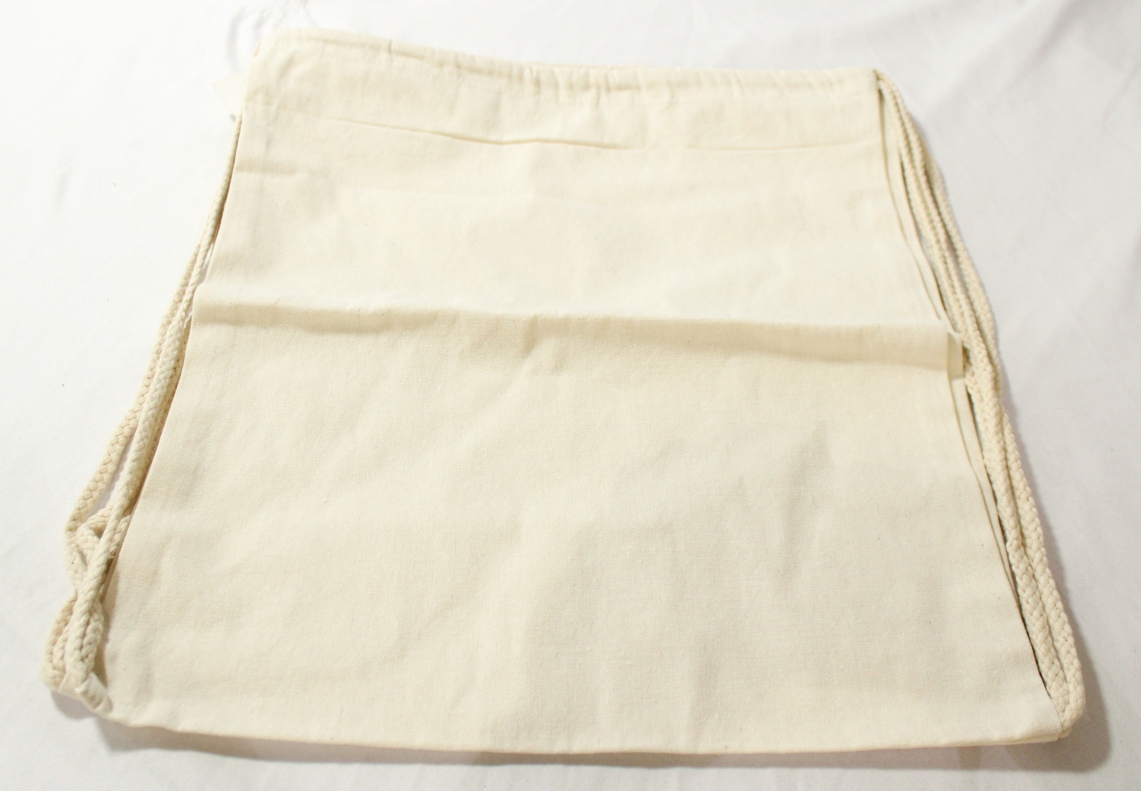 Dalix Unisex Canvus Drawstring 2-Pack Set JW7 Natural 17.5 in x 14.5 in NWT