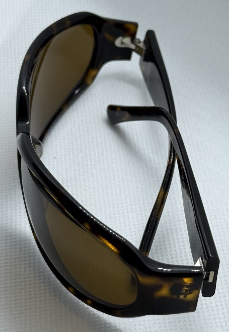 Oliver Peoples Marley 362 Tortoise WrapSunglasses Brown Lens Made in Japan 64-15
