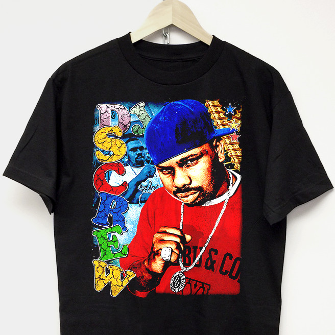 DJ Screw T-Shirt vintage rap tee hip hop music merch 90 down south tx streetwear
