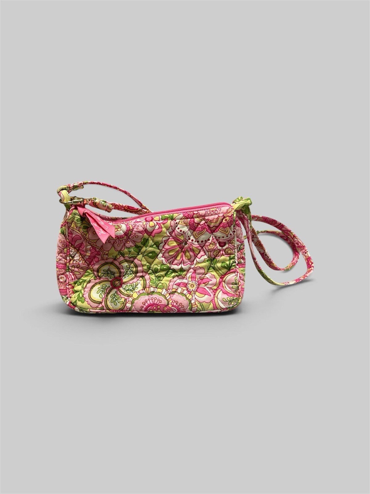 Vera Bradley Crossbody/Clutch-Petal Pink Discontinued Print-READ DESCRIPTION