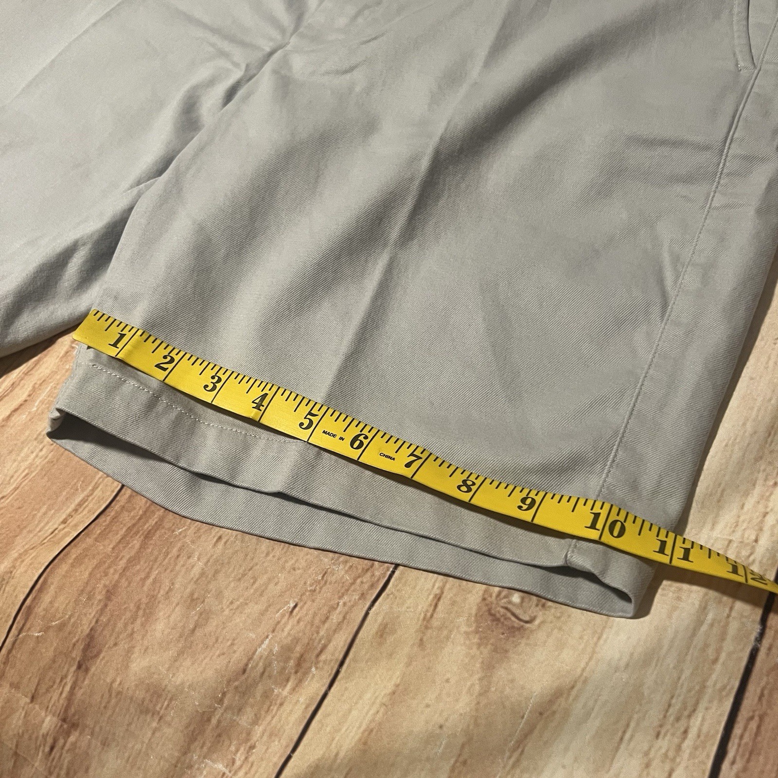 Peter Millar Gray Pilot Twill Shorts Sz 36 ME0B05 NWT $115