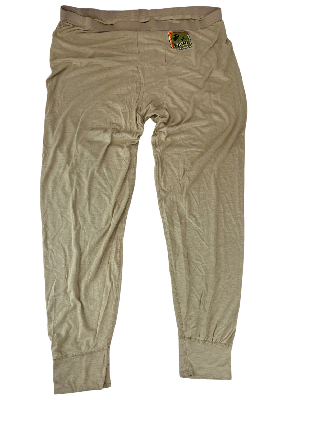 Used Excellent Tan FROG USMC ColdWeather SilkWeight Base Layer Pant*mocinc.1982*