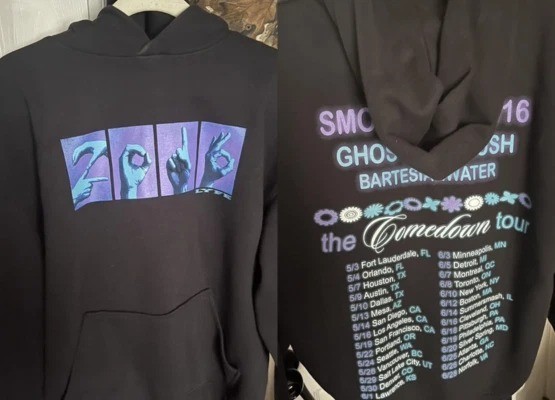 Smokedope2016 Comedown Tour Merch Hoodie All Size Reprint
