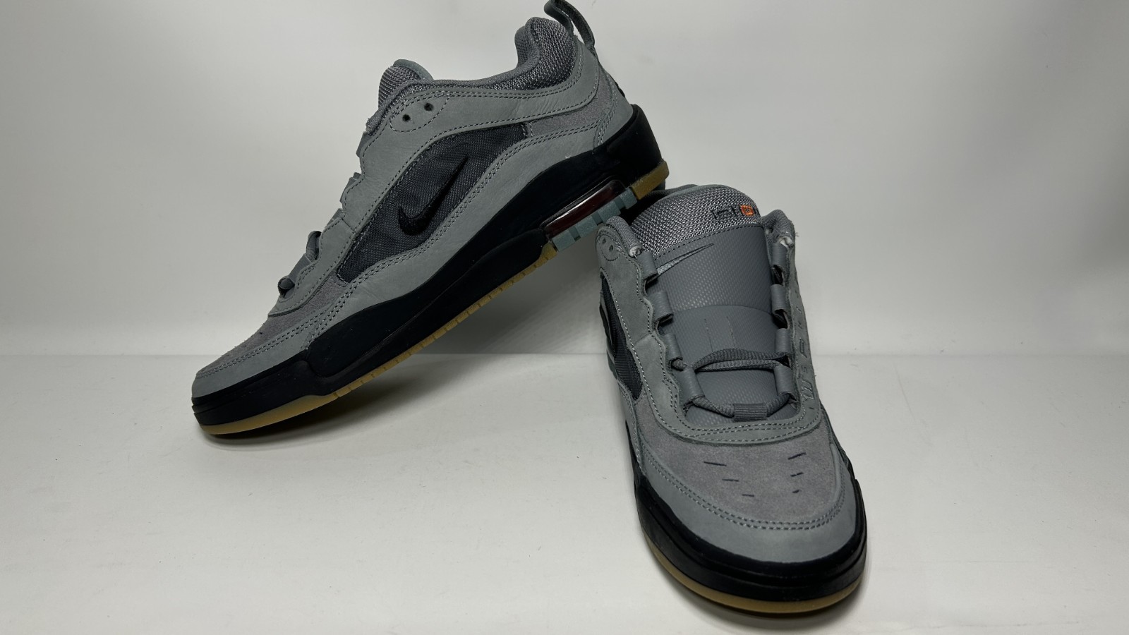 [TARIFF-FREE] Nike SB Air Max Ishod ISO Cool Grey Sz 9-9.5-11 Blk HJ4299-00