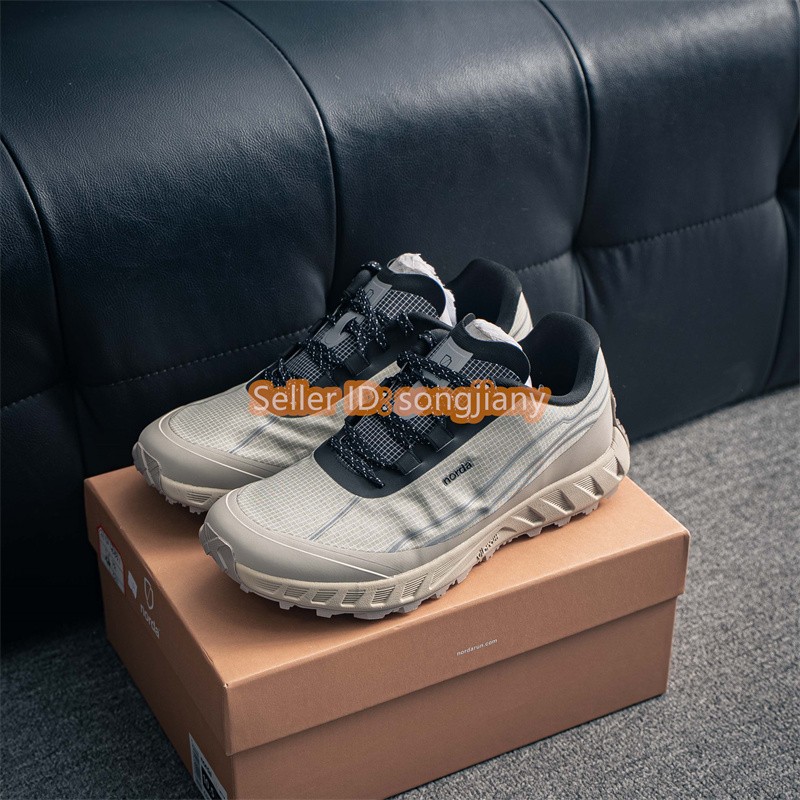 NORDA 002 Dyneema Mountain Outdoor TFO002MCDR Gray Black Unisex Sneakers