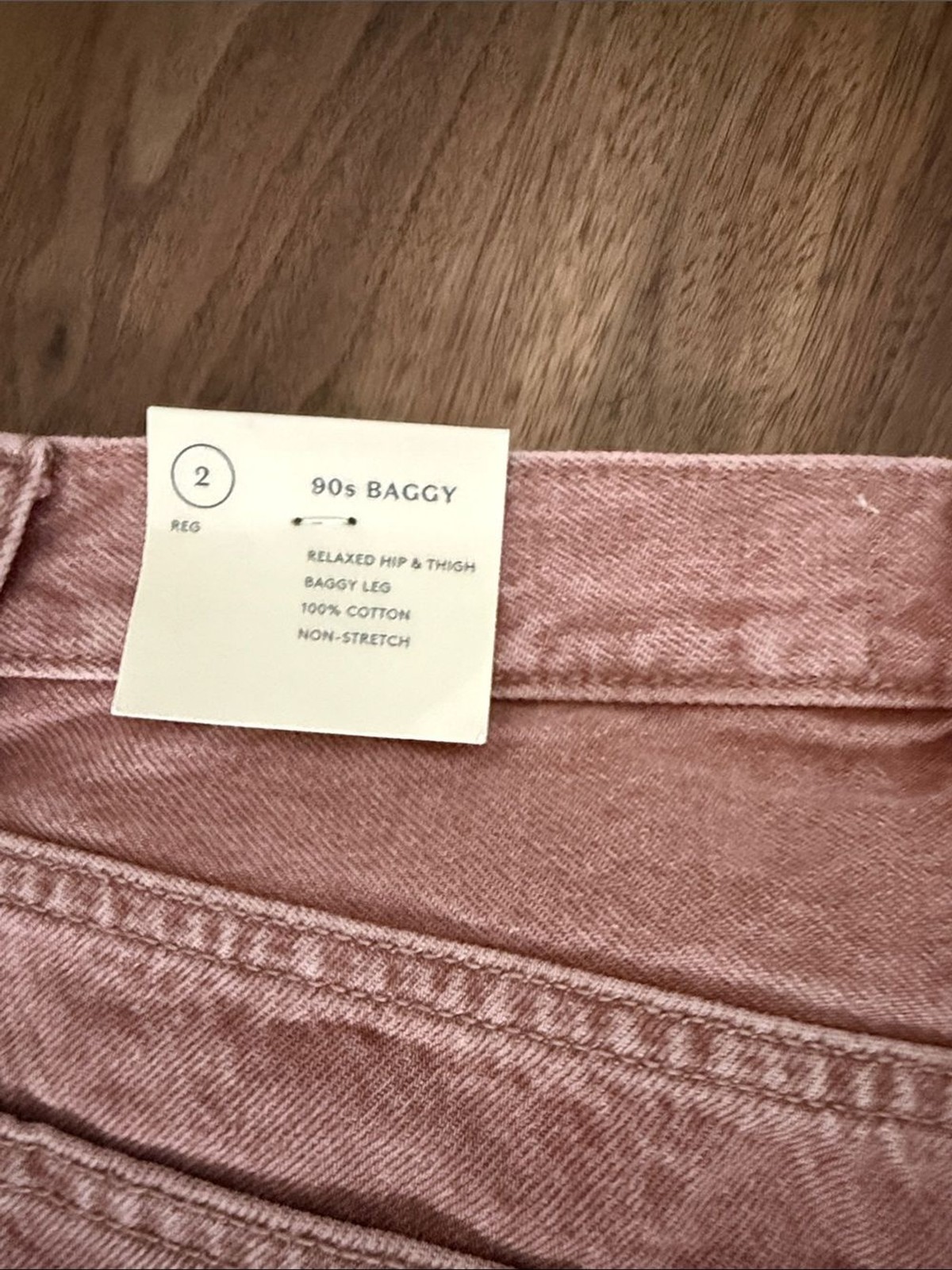 Universal Thread High-Rise Dusty Rose Straight-Leg Jeans NWT Size 2