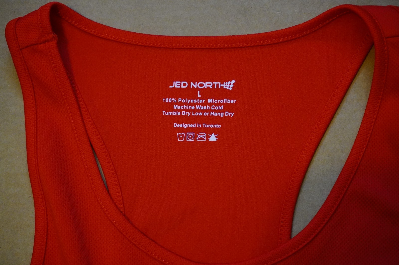 Jed North Men’s Mens Gym Lifting Stringer Racerback Sleeveless Trank Top Large L