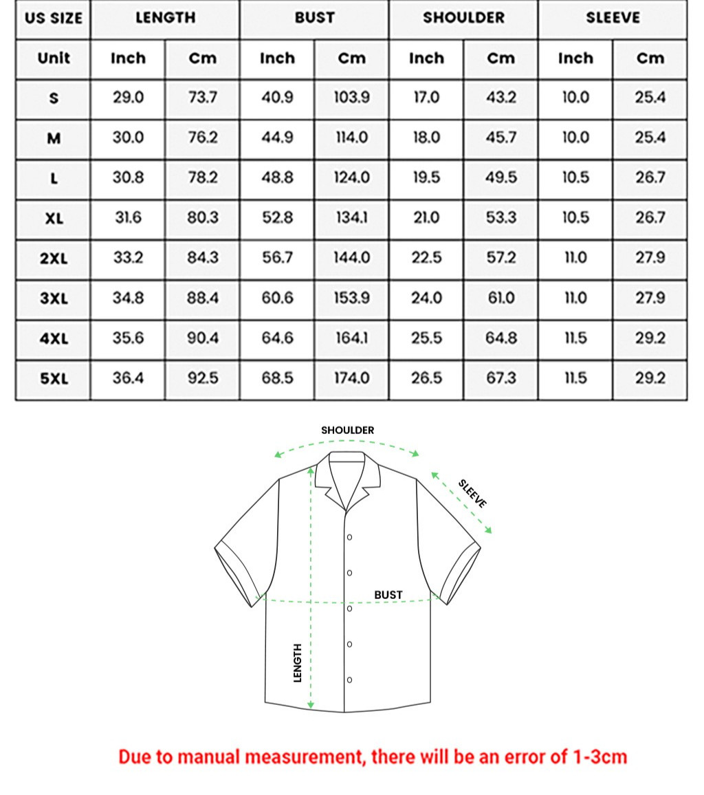 Dancing Bears Hawaiian Men Shirt, Men Grateful Dead Accent Hawaiian Shirt