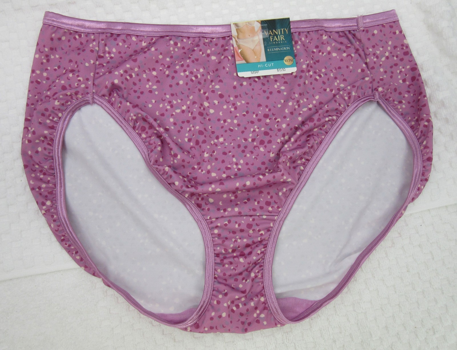 NWT set/3 VANITY FAIR ILLUMINATION HI CUT 13108 SUMMER GLOW COSMO GARDE TRANQUIL