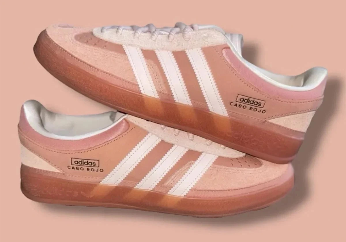 [JS5052] Adidas Mens Bad Bunny Gazelle Wonder Clay Aqua-Ash Pink Cabo Rojo *NEW*