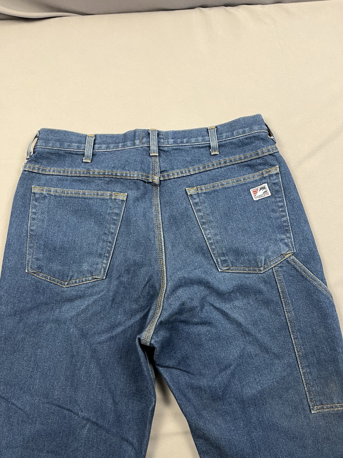 Tyndale FR Jeans Mens 34×31 Blue Denim Carpenter Arc Rated CAT 2 Made USA F290T