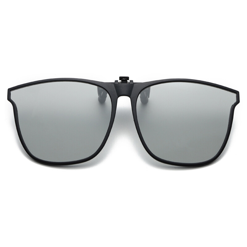 Polarized Clip-on Sunglasses Anti-Glare UV Protection Square Clip On Sun Glasses