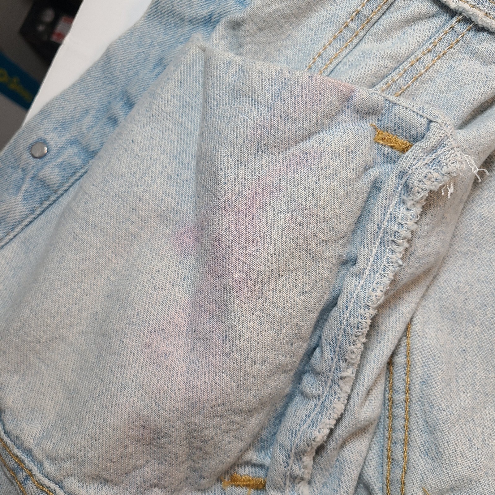 Vintage Lee Medium Denim Jacket Light Wash Western Style Menswear Essential Coat