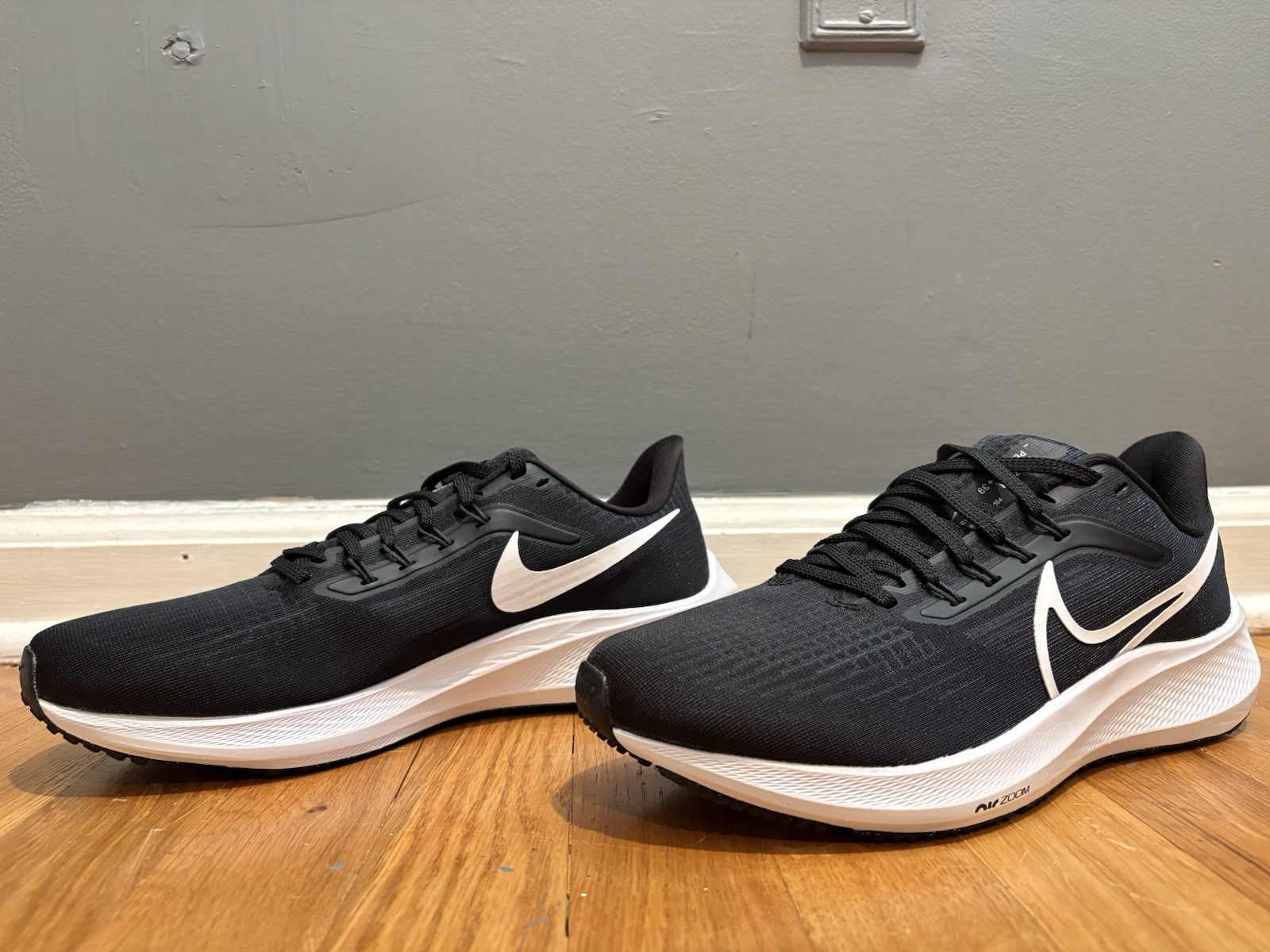 Size 8.5 – Nike Men’s Air Zoom Pegasus 39 Black Dark Smoke Grey DH4071 001