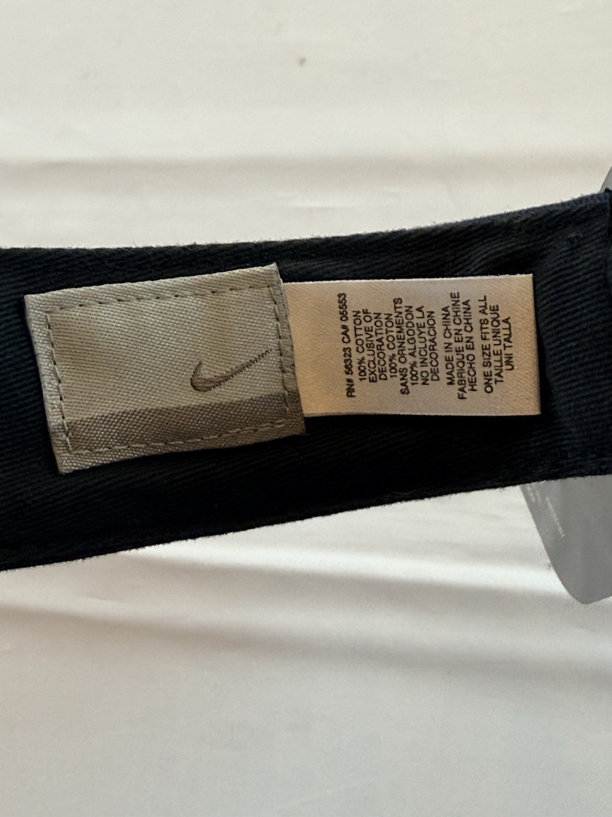Vintage Nike Sleeveless Pullover Vest Hooded Sweatshirt + NWT Nike Visor Hat Y2K