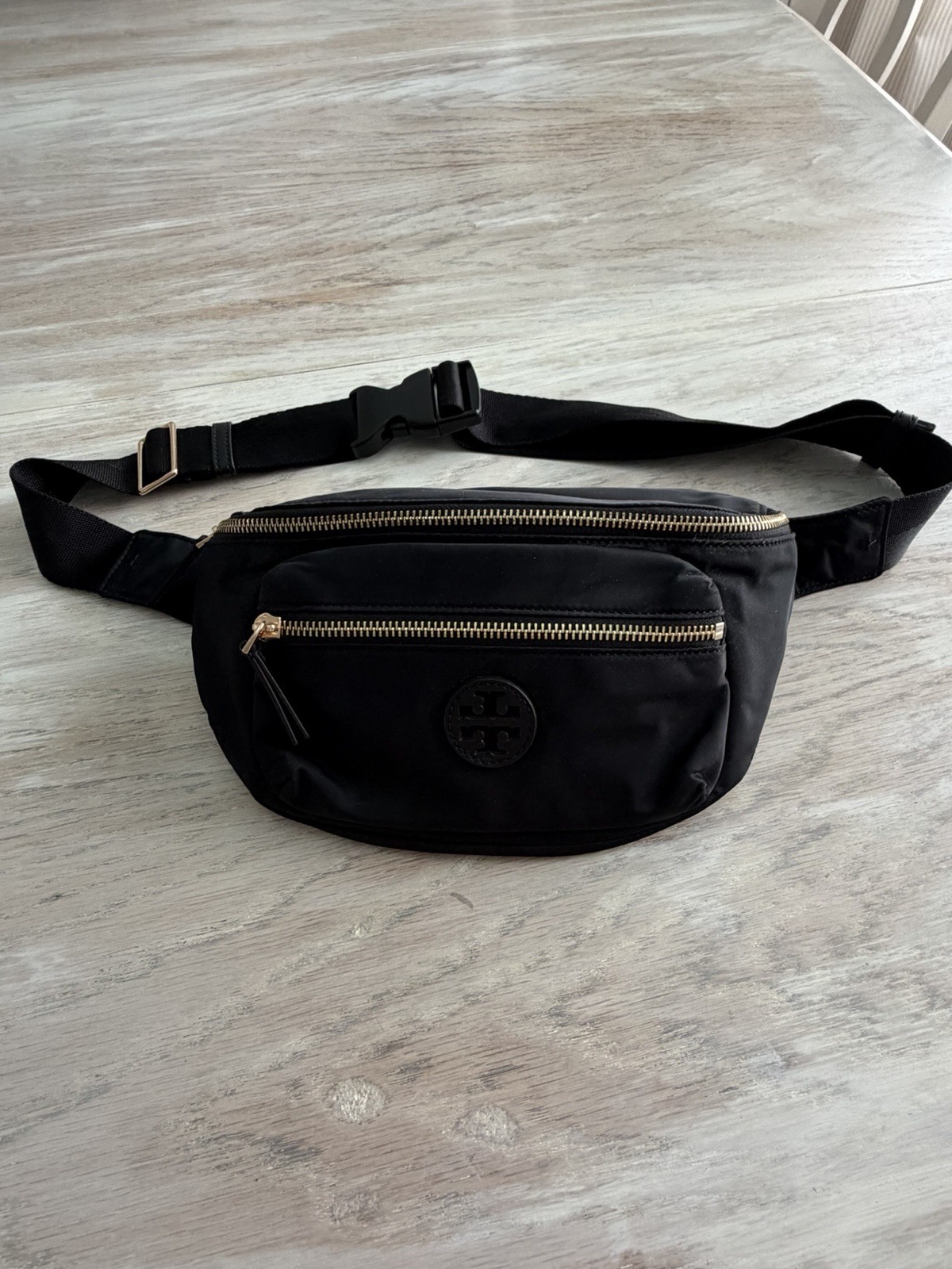 Tory Burch Nylon Belt Bag Bum Bag Fanny Pack Crossbody In Black Style #82508