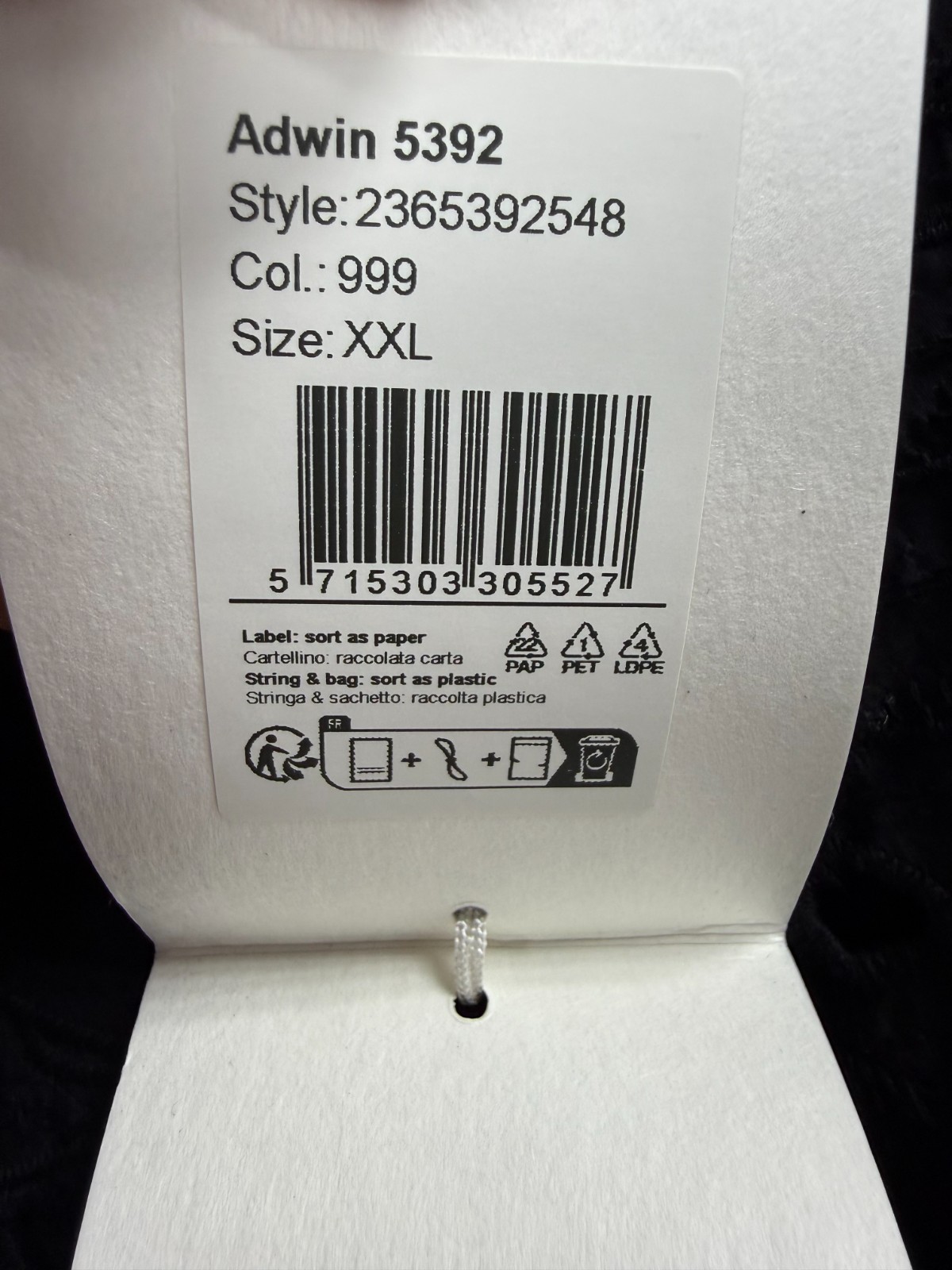 NN07 adwin mens shirt size XXL Duties Paid (USA)