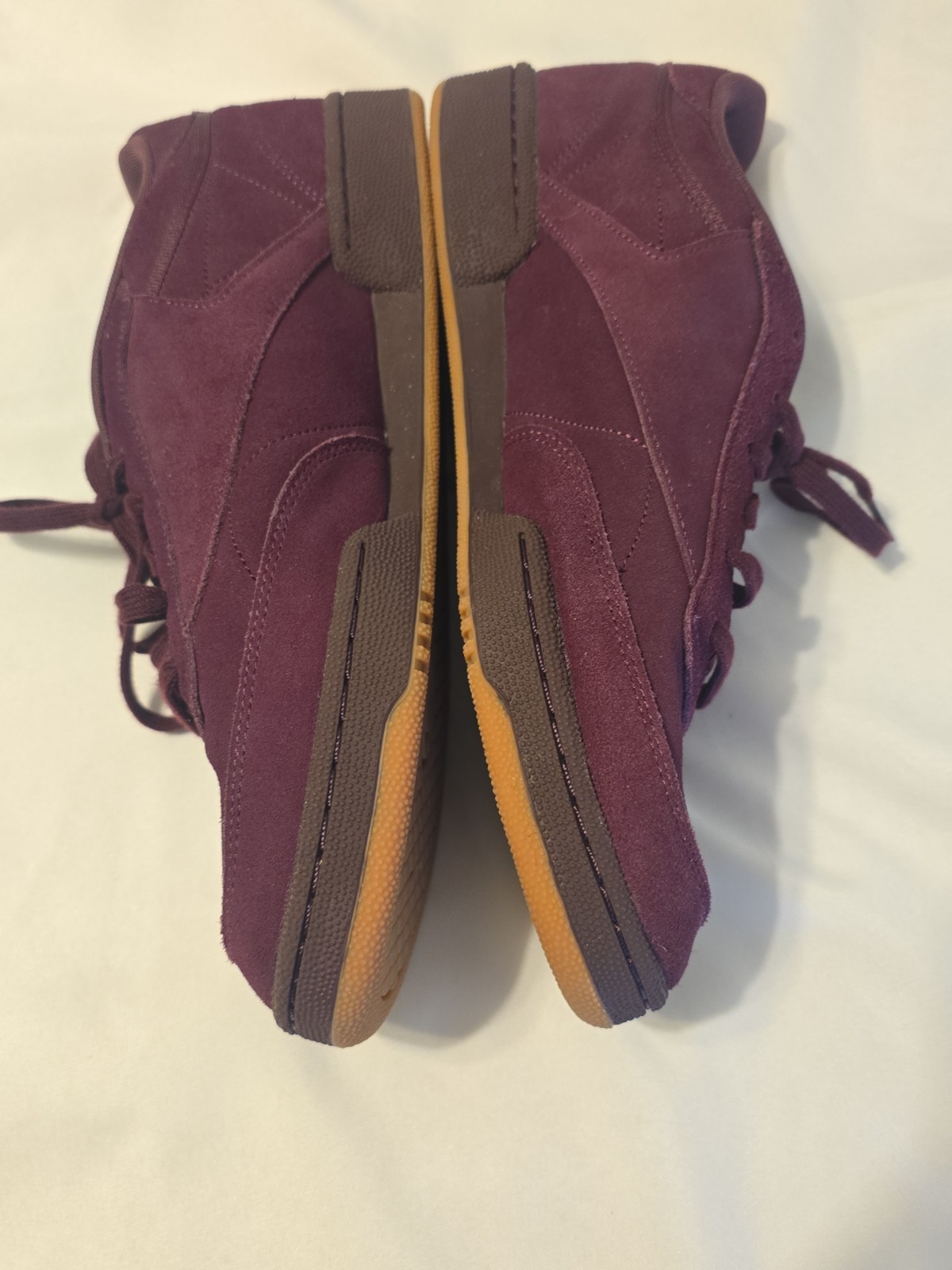 Reebok Club C 85 Maroon Suede Gum Sole Men’s Size 13 G57635 Retro Classic