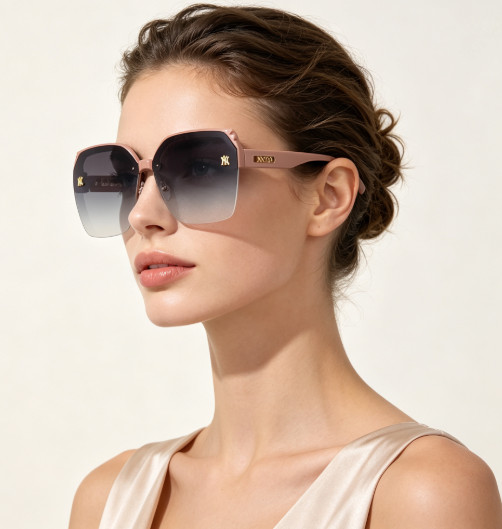 GUCCI GG1923SA Rimless Square Sunglasses 63-17-145