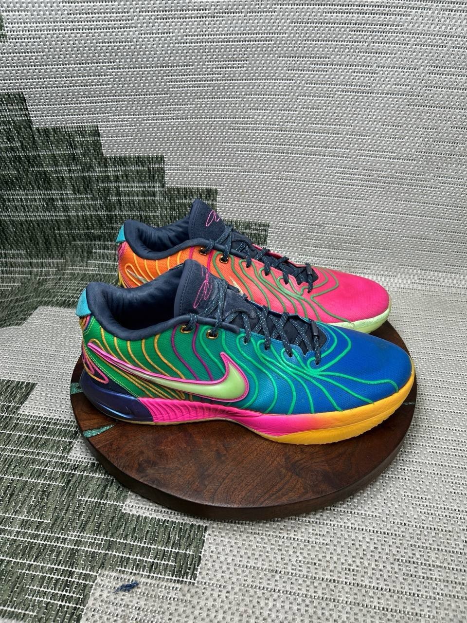 Nike Shoes Mens Size 14 LeBron 21 Optimism Multicolor Mesh Basketball Sneaker