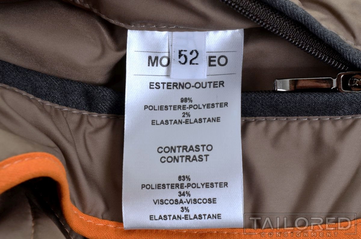 NWT – WATERVILLE Theo Solid Beige Polyester Mens Quilted Vest – EU 52 / LARGE