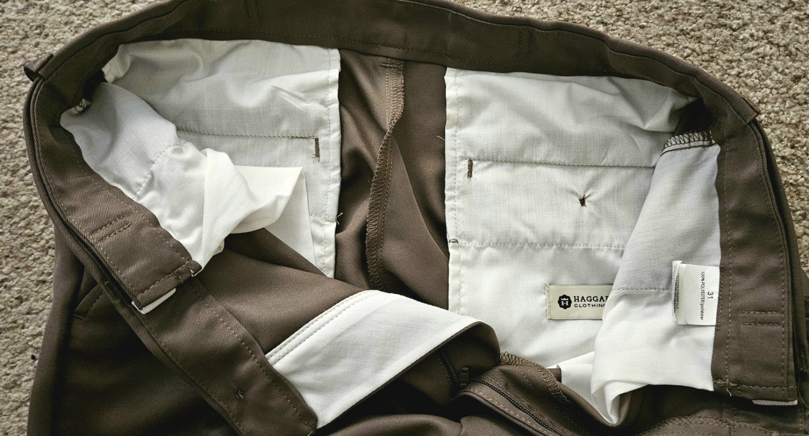 Haggar Men’s Shorts Size 31 Khaki Color