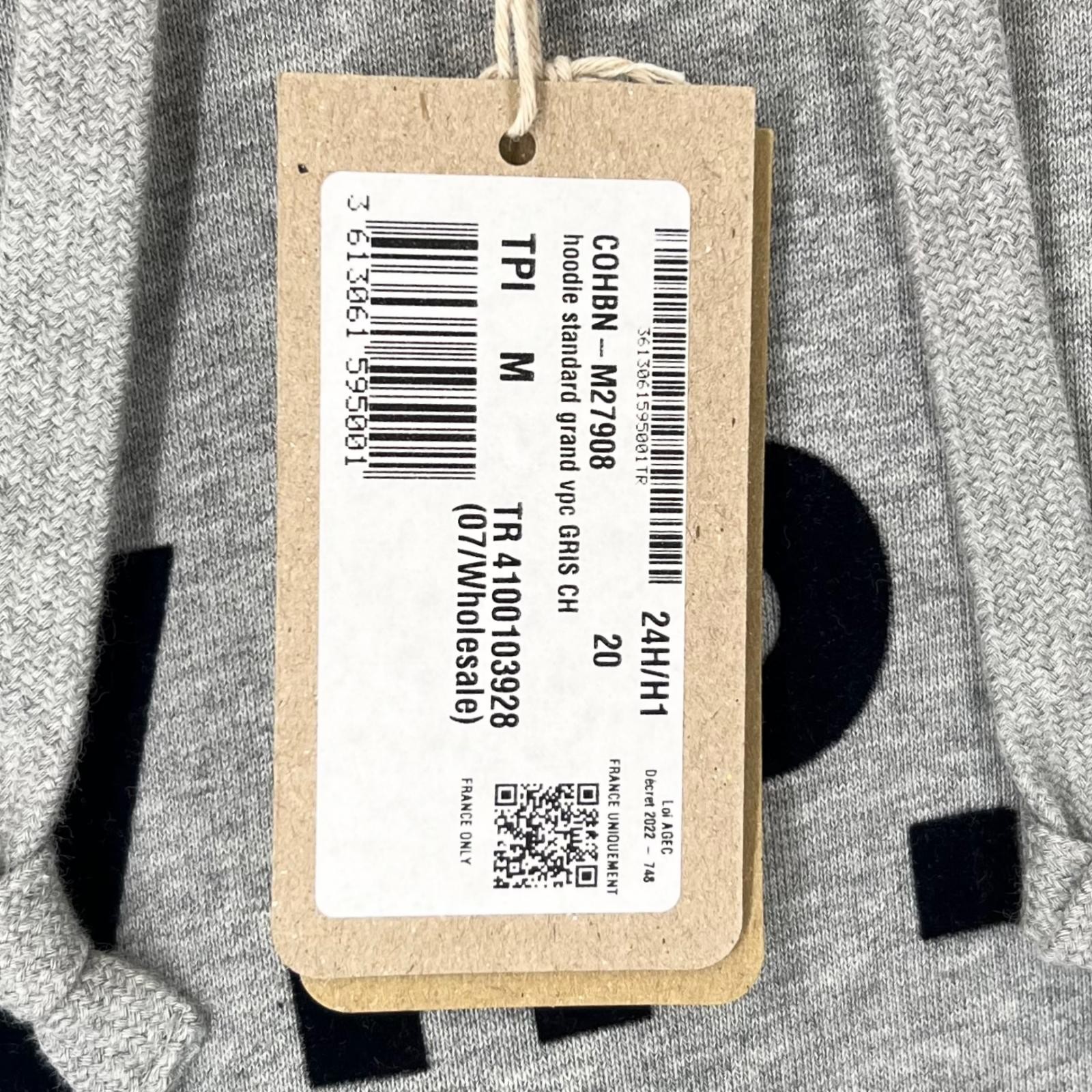 A.P.C. Standard Grand VPC Plain Parker gray mens M【used】