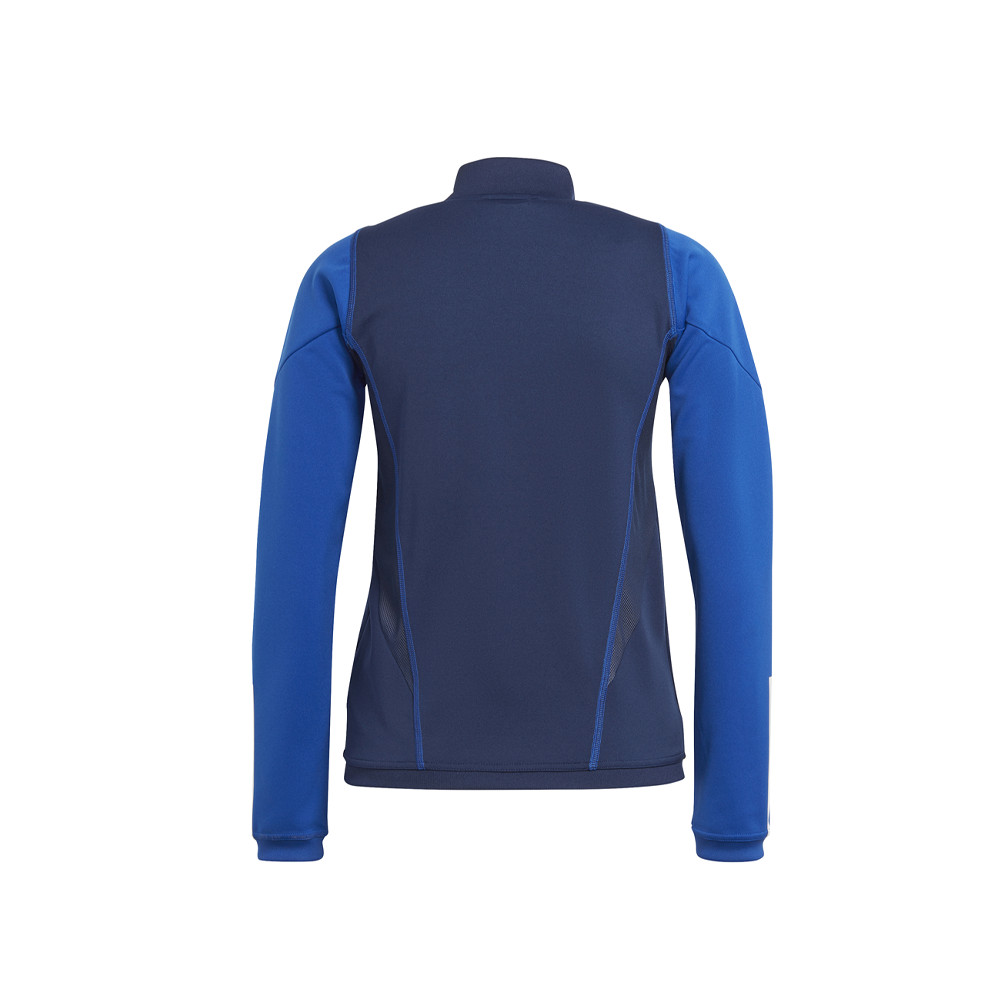 adidas Tiro23 Competition Full Zip Track Jacket Youth Boys Blue Casual Athletic