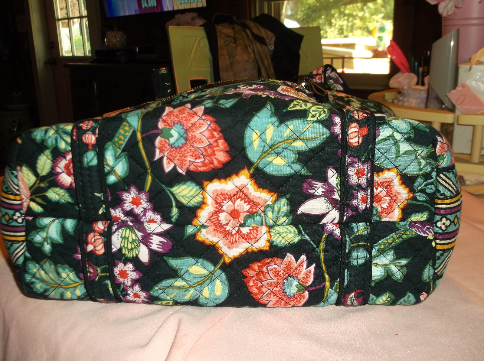 🦋🌸 New Vera Bradley Small Vera Tote~Vines Floral~EXACT 🦋🌸