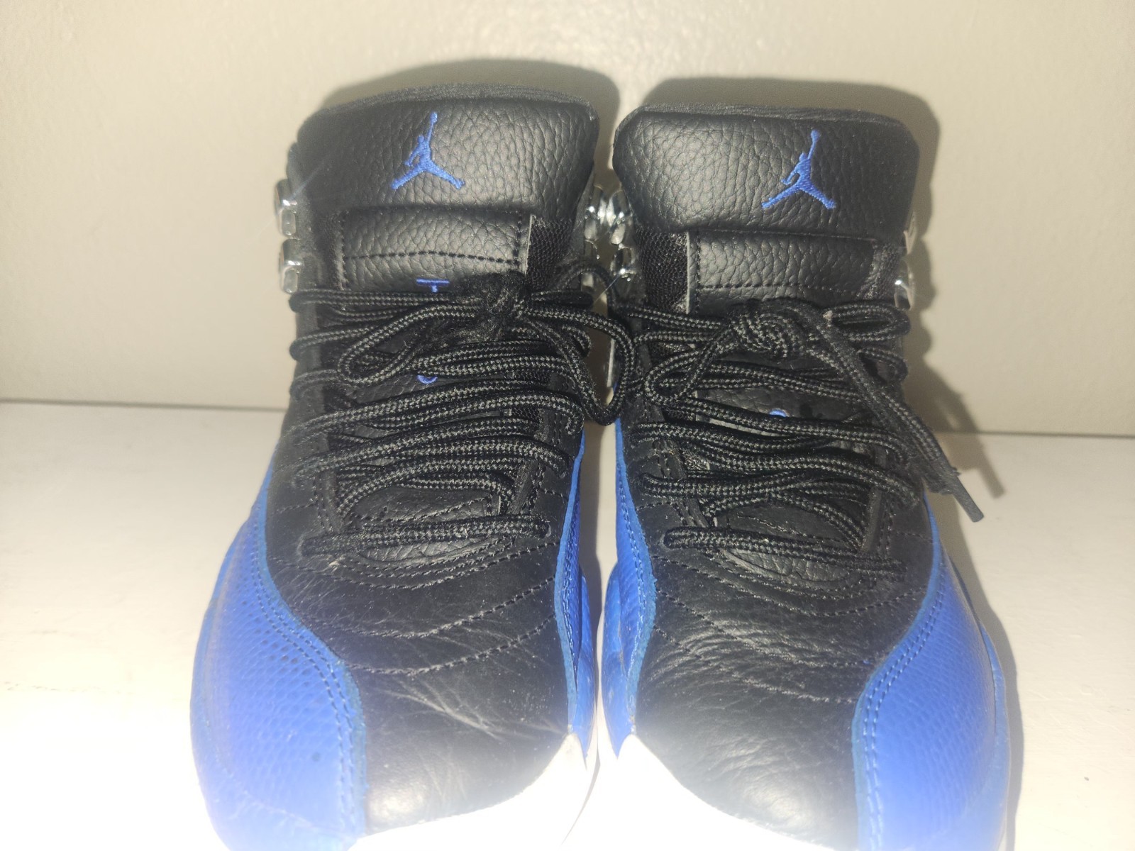 Air Jordan 12 Retro Women’s Size 6 Black/Hyper Royal AO6068 Fast Ship