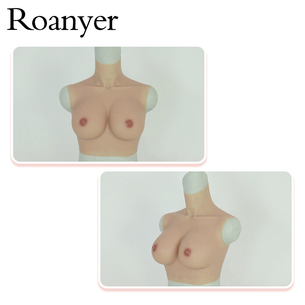 Roanyer Silicone E Cup Breast Form For Crossdresser Drag Queen Cosplay