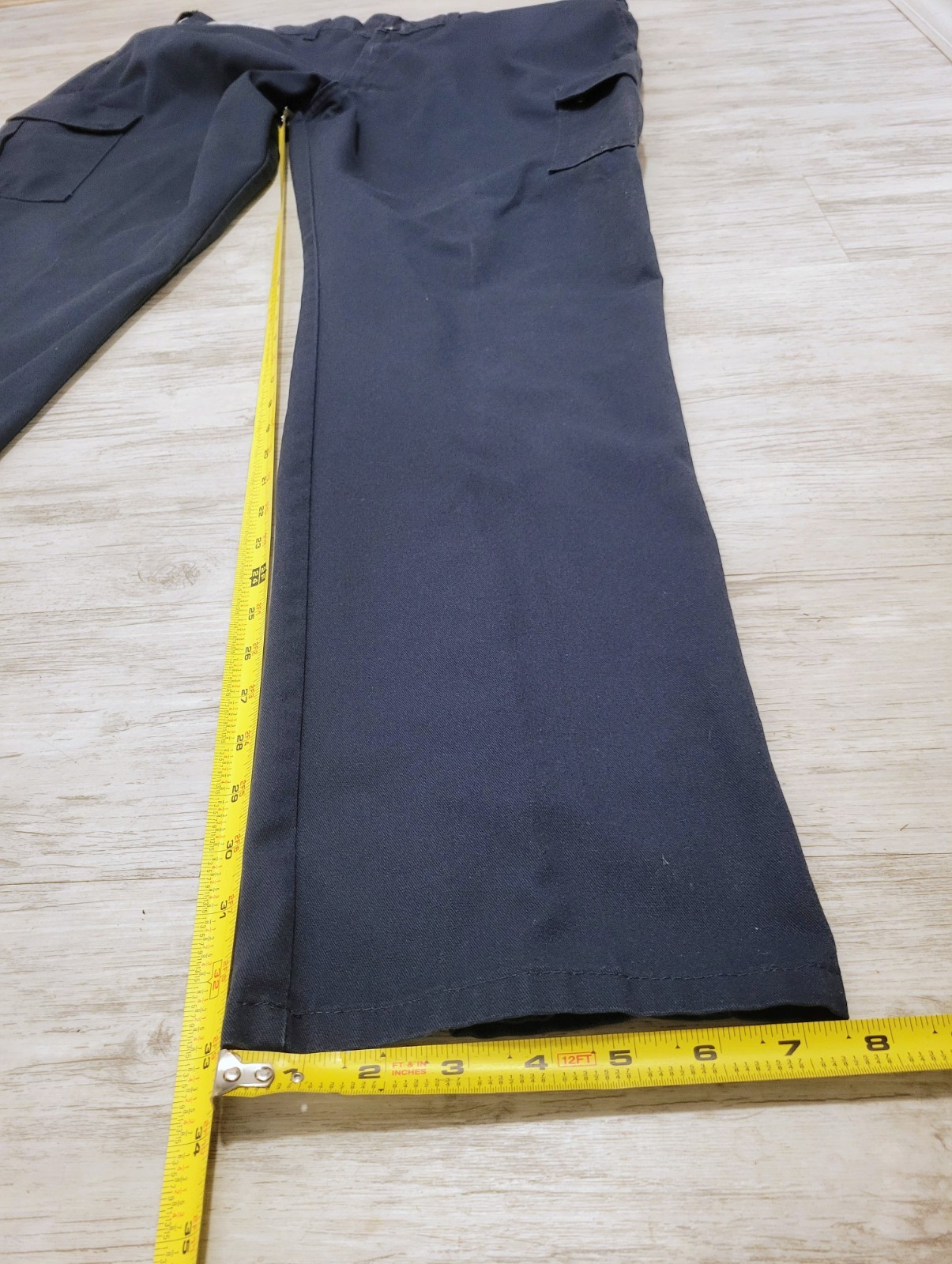Dickies Industrial Cargo Pant Relaxed Fit Straight Leg Navy Uniform Mens 42×34