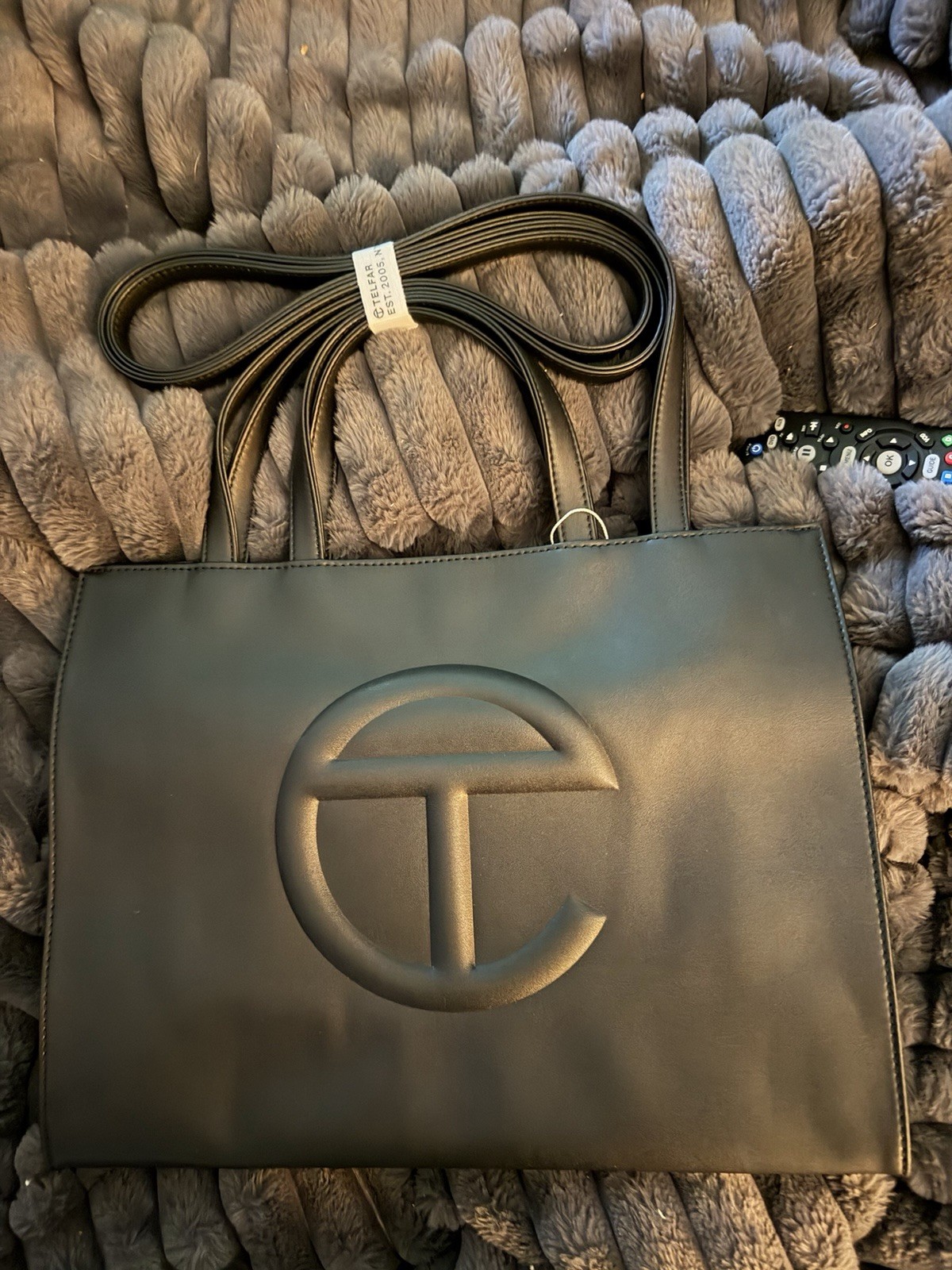Telfar bag medium black New With tags And Dustbag