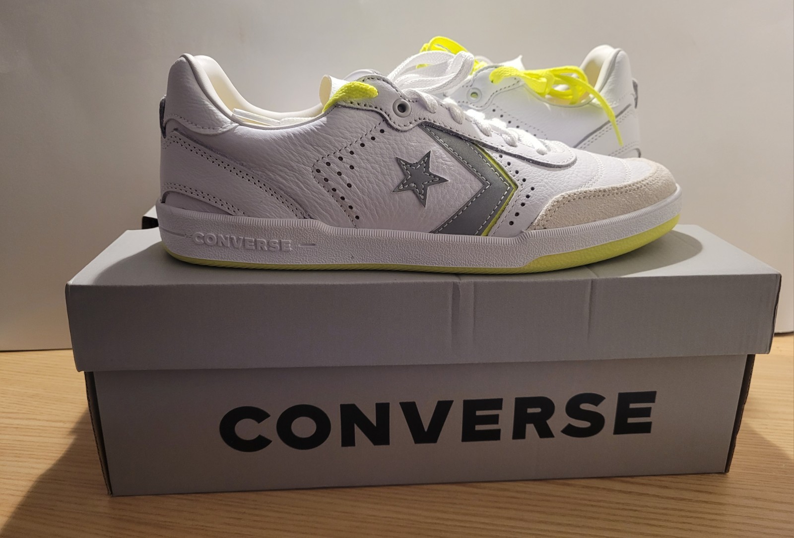 CONVERSE Cons Louie Lopez Pro 2 Shoes, White/Yellow, M8/W9.5