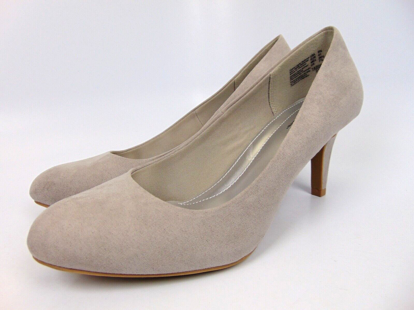 NEW! Comfort Plus Karmen Classic Pump Heel Shoes, Womens Size 9.5 M, Gray