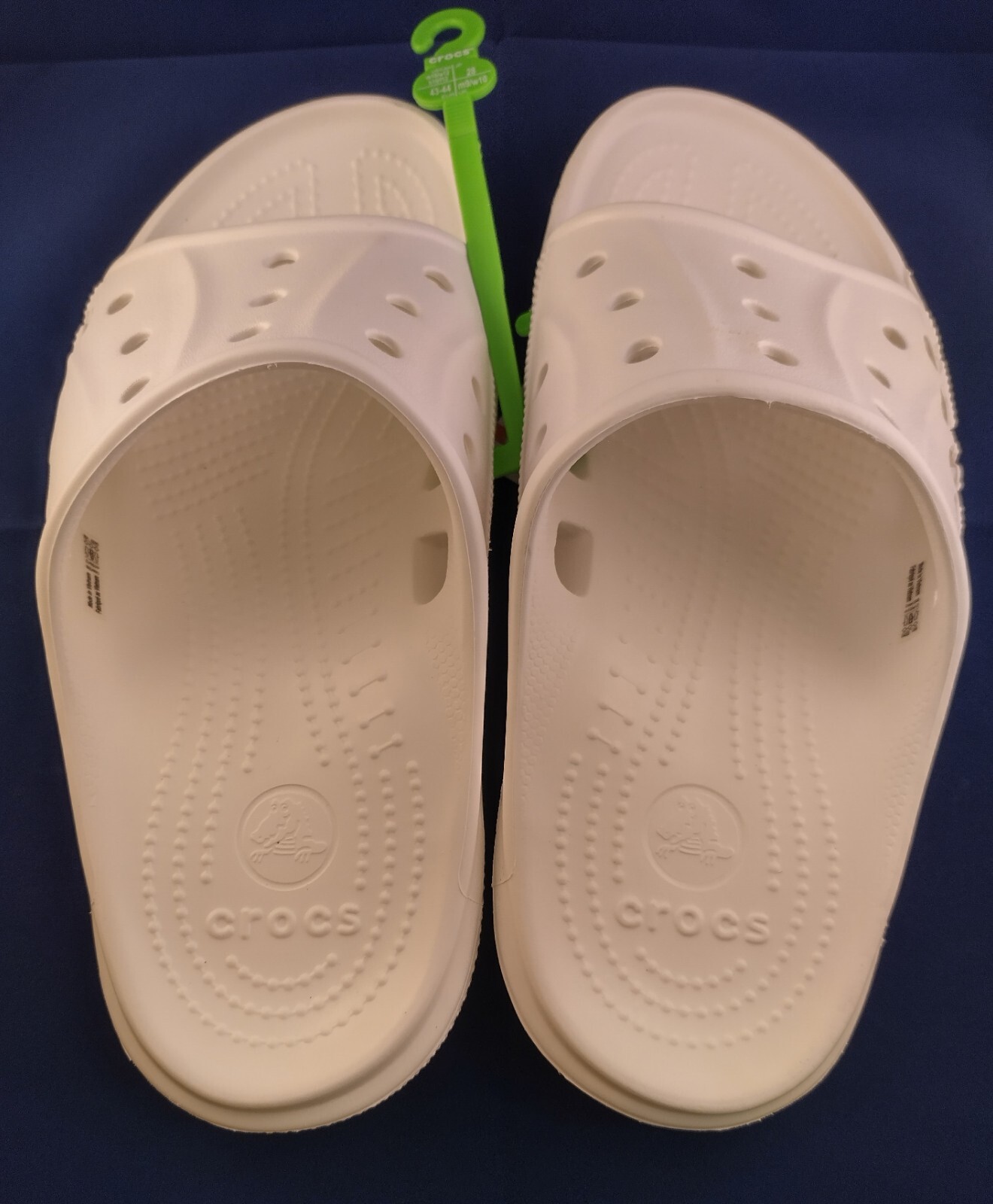 CROCS BAYA SLIDE MEN’S SIZE 10 SLIP ON SLIDE CASUAL SANDALS NWT