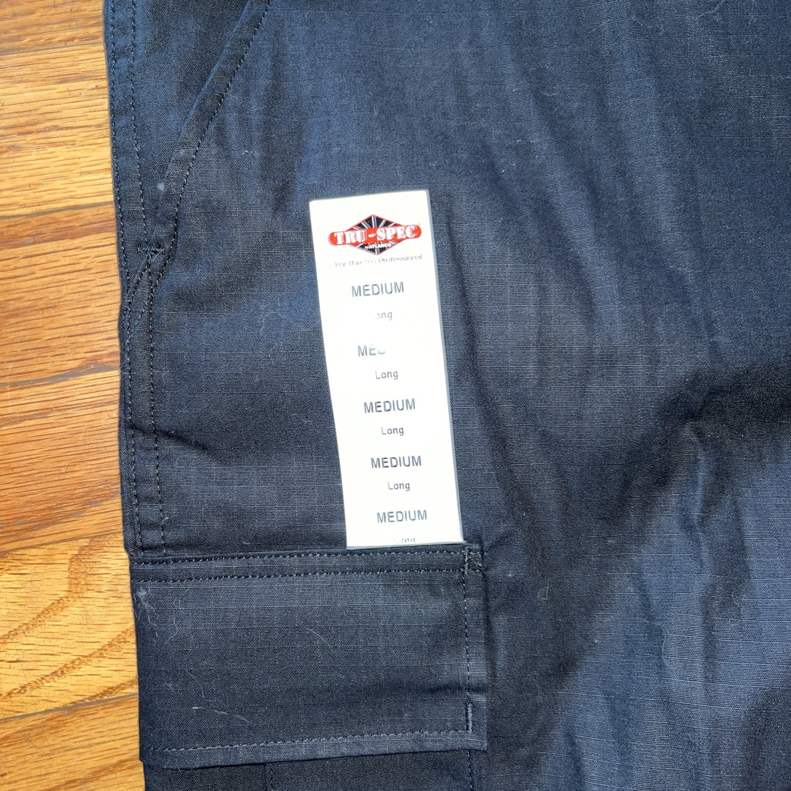 Army Trouser Original BDU Combat Pants Medium/L Tactical Ripstop TRU SPEC Black
