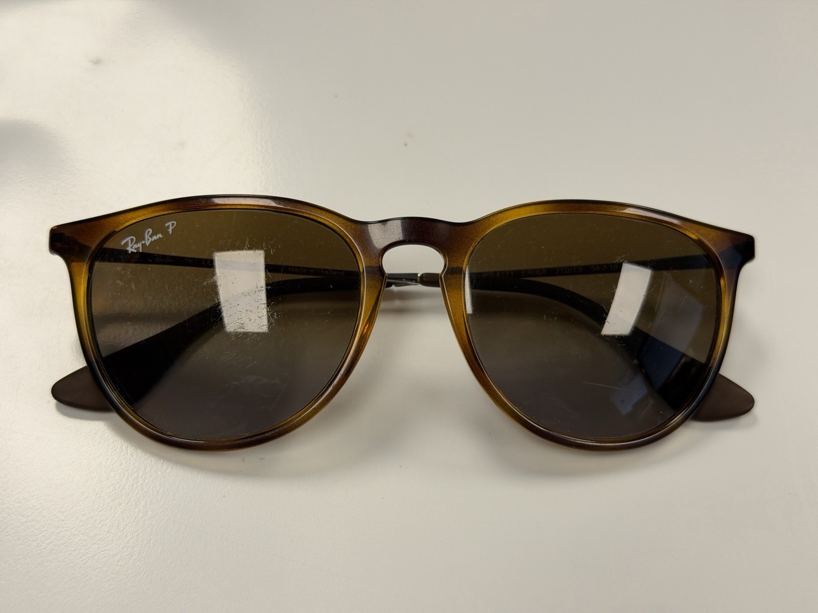 Ray-Ban Erika Havana/Polarized Brown Gradient Sunglasses RB4171 710/T5