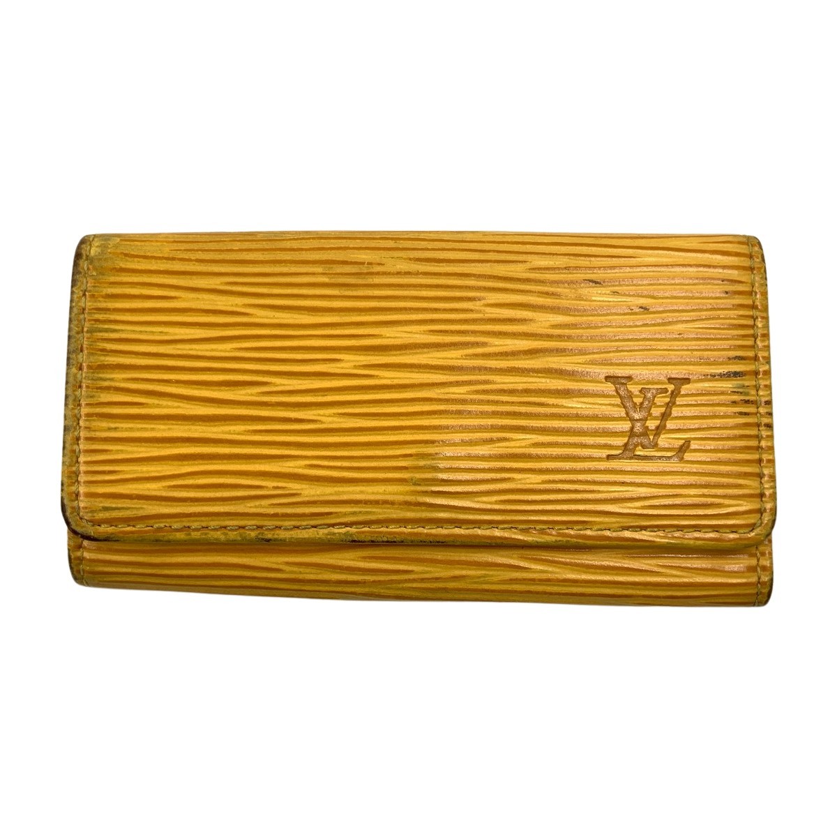 LOUIS VUITTON Epi Multicles 4 4-Key Holder M63829 yellow Junk item delivered…