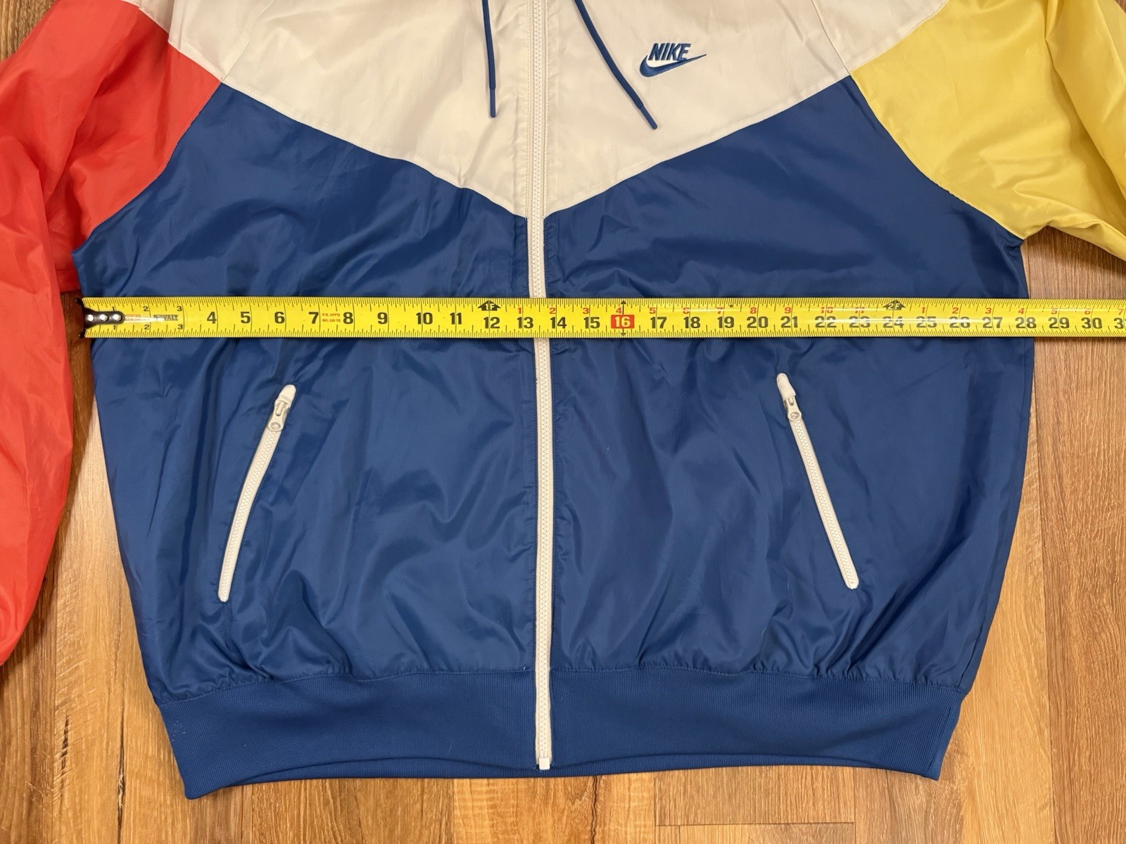 Nike Windrunner Woven Windbreaker Jacket Premier Color Multi Tricolor Hoodie XL