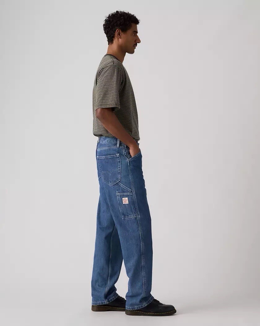 Levi’s New with Tags Men’s 568 Original Straight Loose Fit Jeans Carpenter Blue