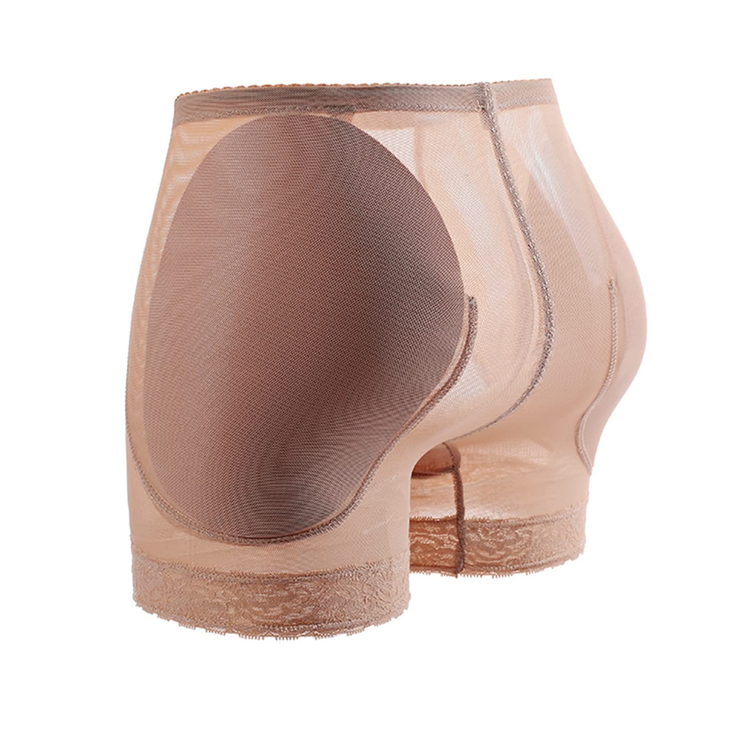 Homgro Women’s Hip Pads Shapewear Padded Shaping Thigh Shorts Dip 0-2, NUDE-11