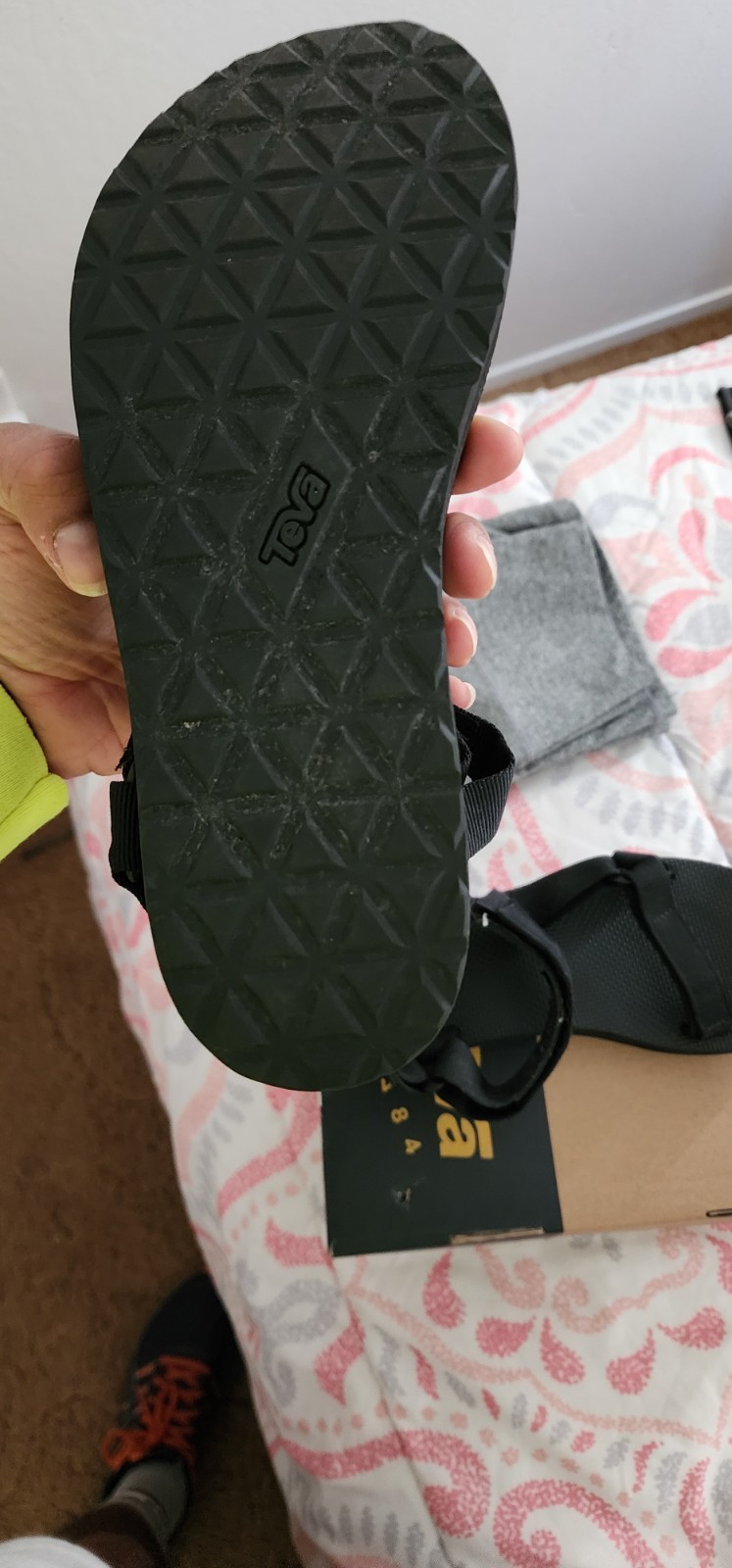 Teva Women’s 9 Midform Universal Sandals Outdoor Platform Black Hook & Loop