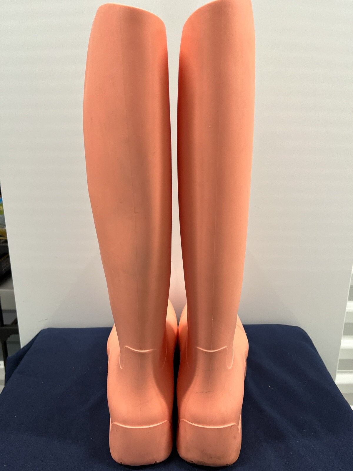 BOTTEGA VENETA Puddle Knee Boots Pink Women’s Size 41