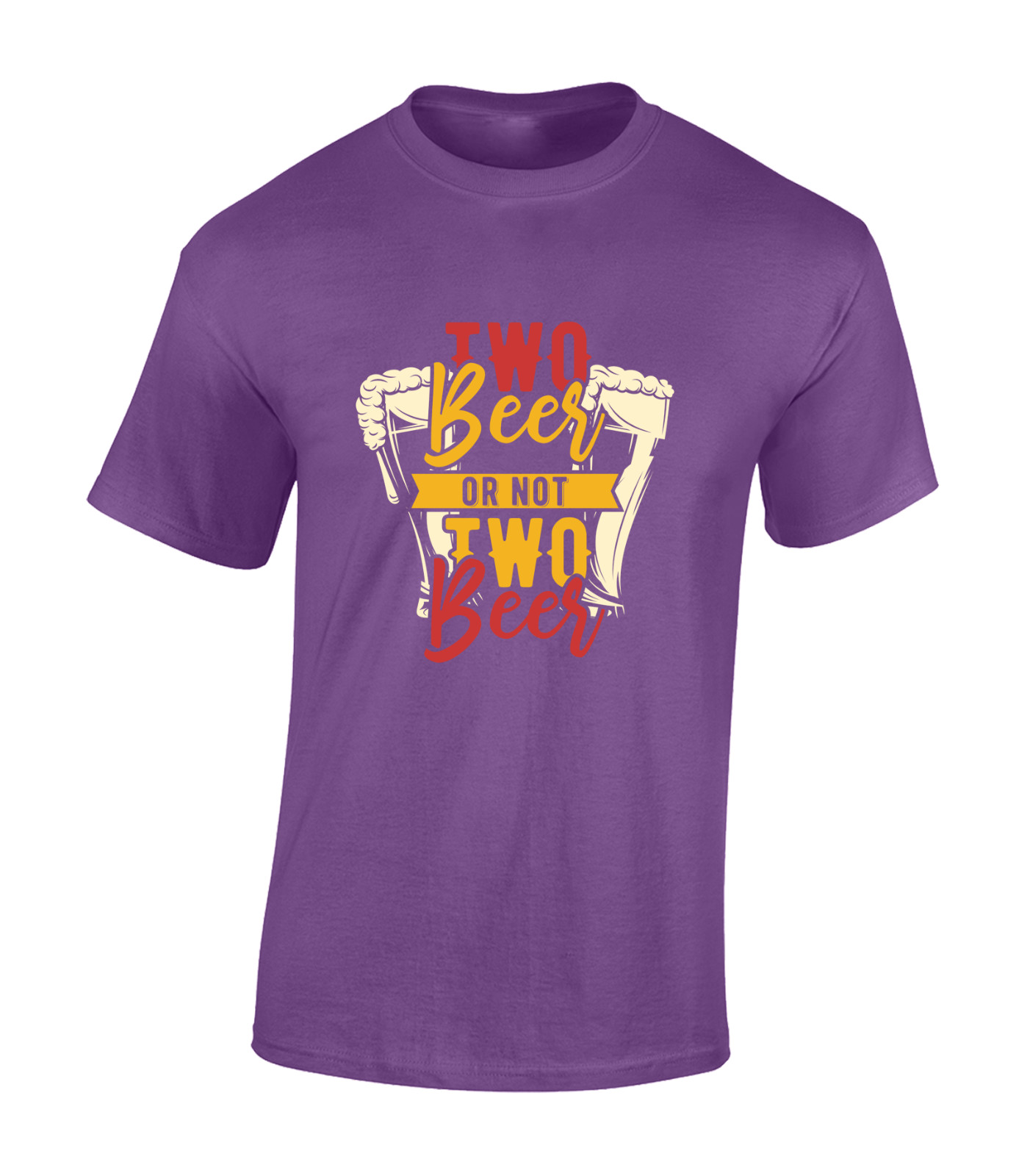 TWO BEER (DTF) OR NOT TO BEER MENS T SHIRT FUNNY DRINKING GIFT IDEA DESIGN DAD